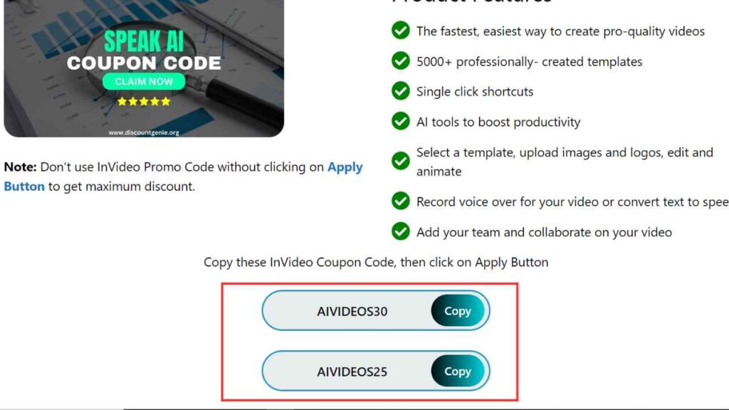 invideo coupon code