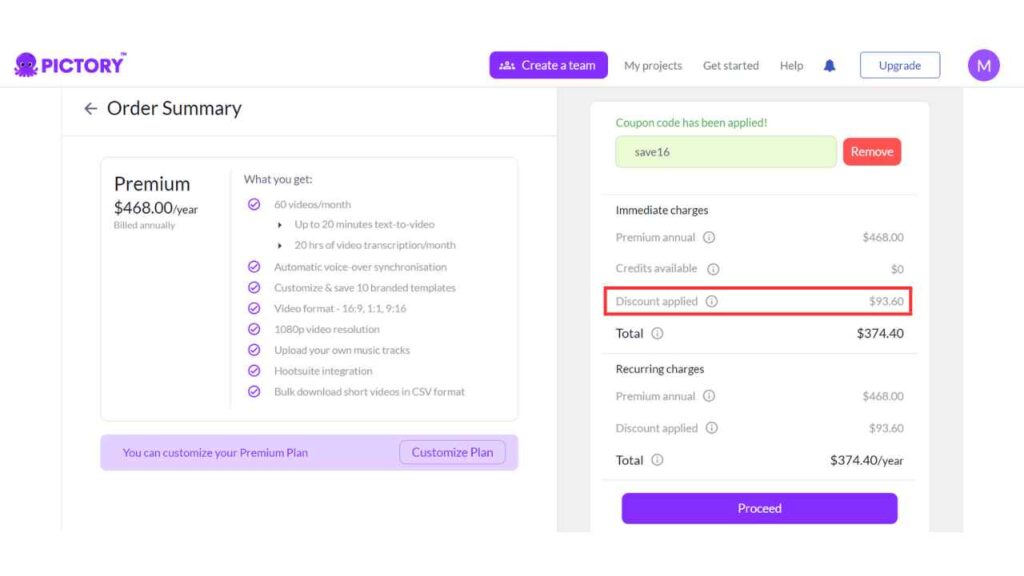 pictory coupon code